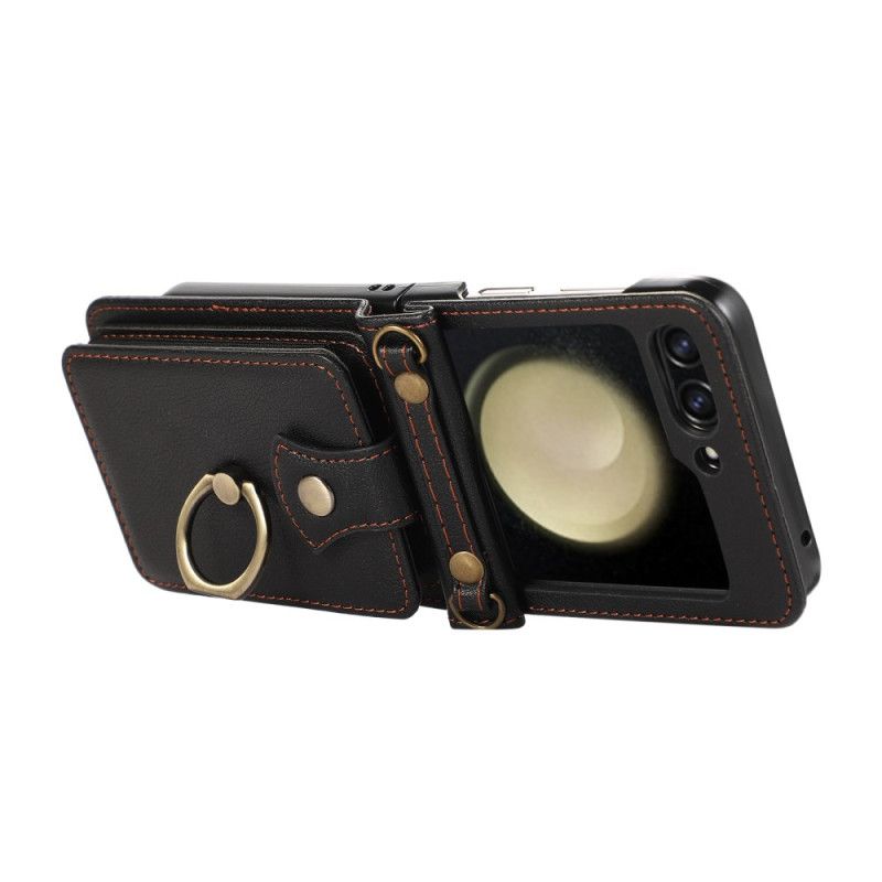 Deksel Til Samsung Galaxy Z Flip 7 Kortholder Og Skulderstropp