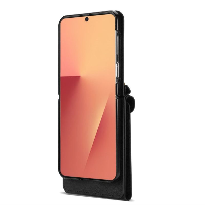 Deksel Til Samsung Galaxy Z Flip 7 Lommebok Med Glidelås Og Skulderstropp