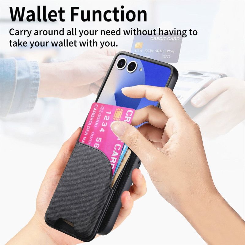 Deksel Til Samsung Galaxy Z Flip 7 Magnetisk Med Holder Og Avtakbar Kortholder