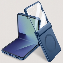 Deksel Til Samsung Galaxy Z Flip 7 Magnetisk Med Metalleffekt