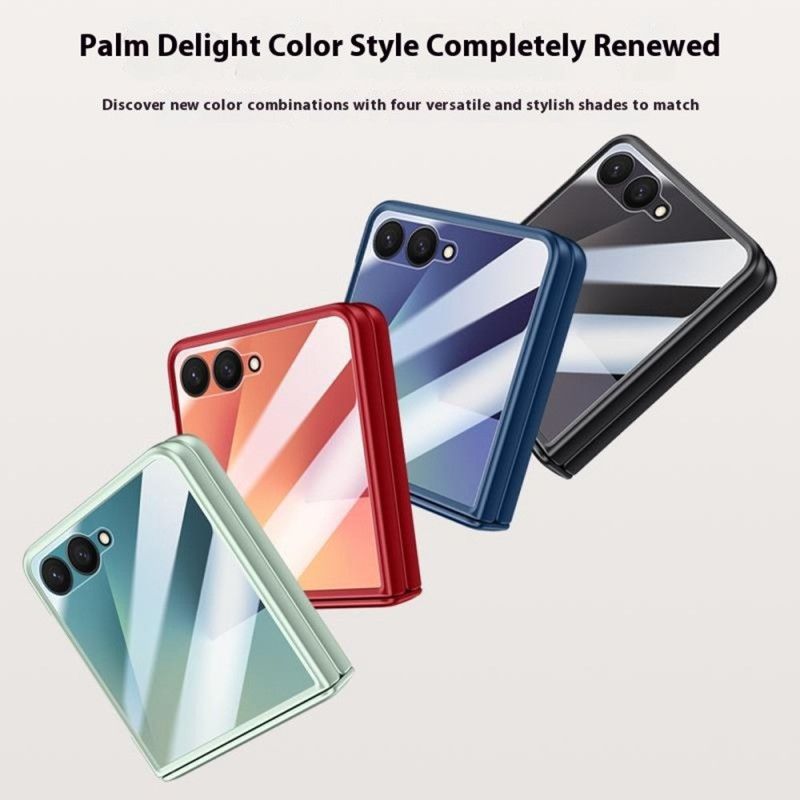 Deksel Til Samsung Galaxy Z Flip 7 Magnetisk Med Metalleffekt