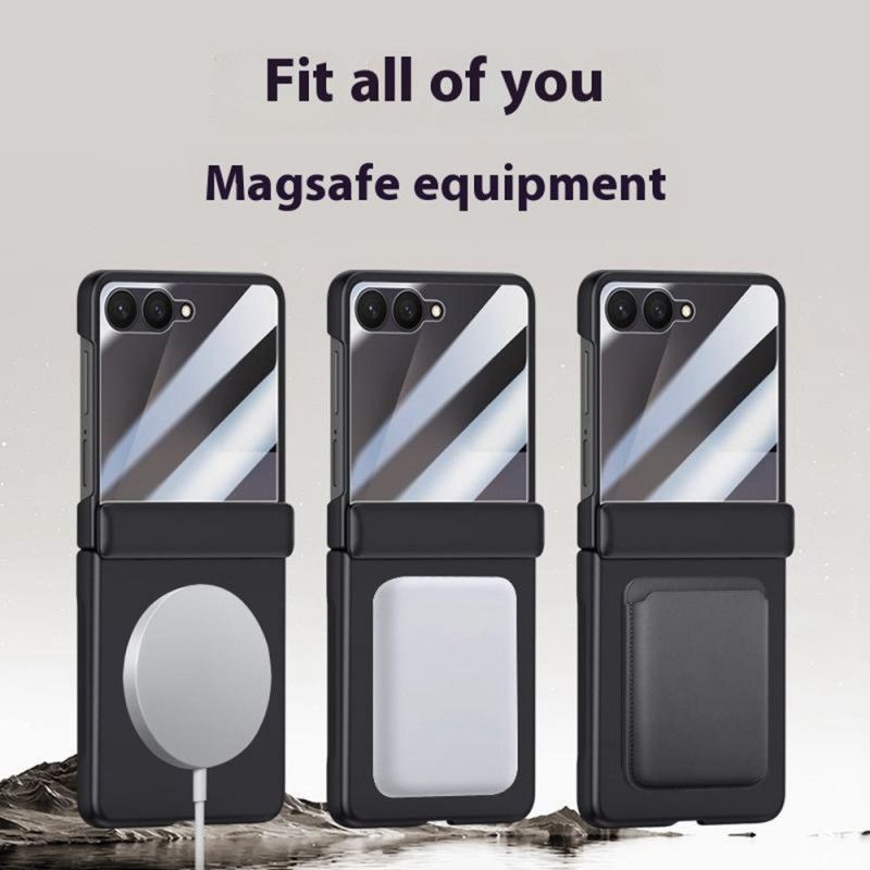 Deksel Til Samsung Galaxy Z Flip 7 Magnetisk Med Metalleffekt