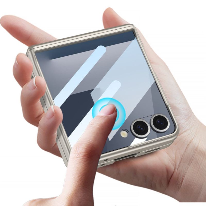 Deksel Til Samsung Galaxy Z Flip 7 Med Magnetisk Feste Hengselbeskytter Og Gkk-merking