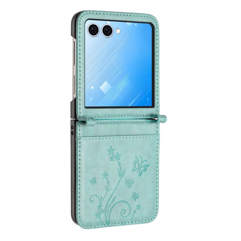 Etui Samsung Galaxy Z Flip 7 Blomstermønster