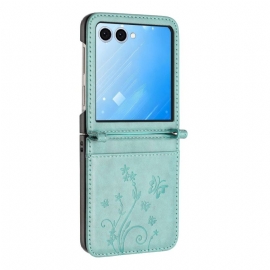 Etui Samsung Galaxy Z Flip 7 Blomstermønster