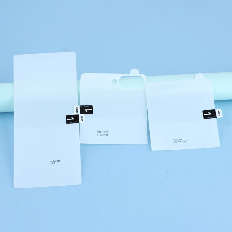 Skjermbeskyttere Foran Og Bak For Samsung Galaxy Z Flip 7