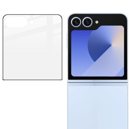 Ytre Skjermbeskytter I Herdet Glass For Samsung Galaxy Z Flip 7 5g (svart Kant)