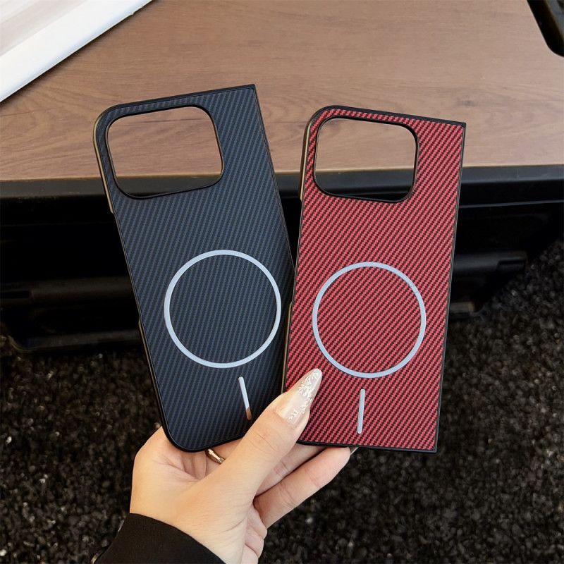 Deksel Google Pixel 10 Pro Fold Mobildeksel Magsafe-kompatibel Karbonfiber