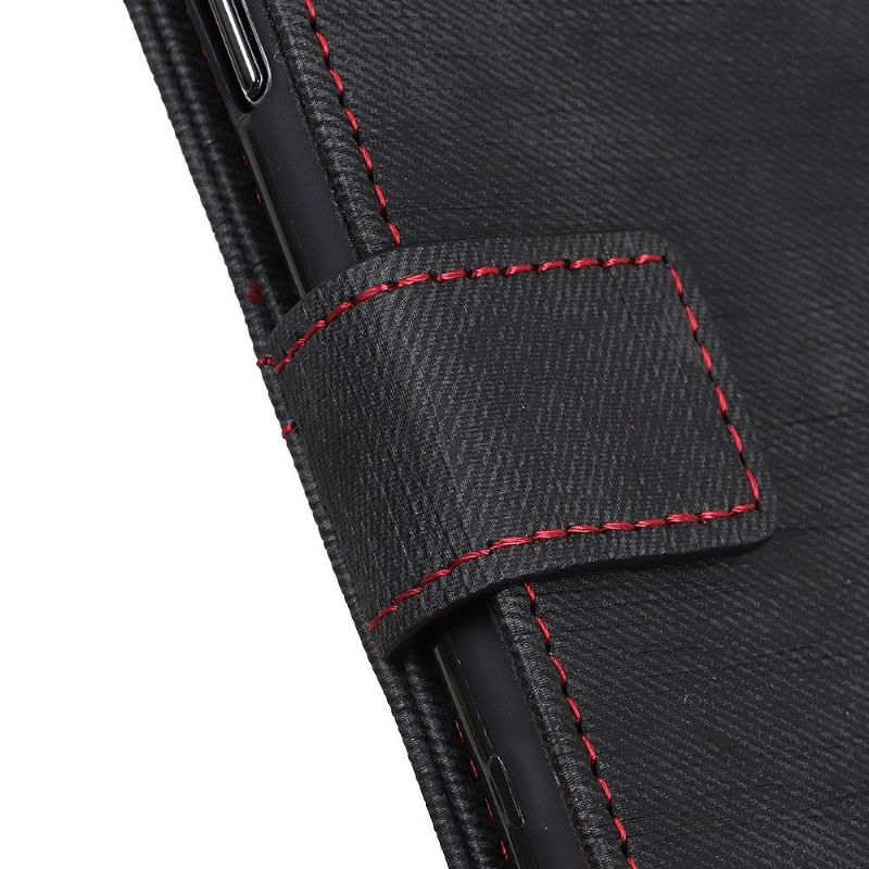 Etui Til Xiaomi Mi 9T / Mi 9T Pro Stofftrekk Med Sømmer
