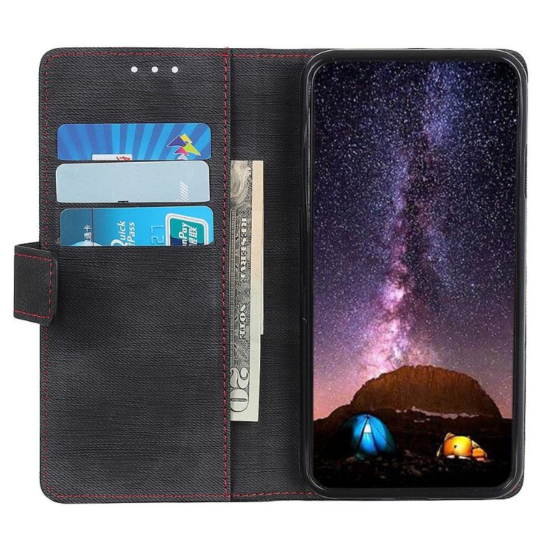Etui Til Xiaomi Mi 9T / Mi 9T Pro Stofftrekk Med Sømmer