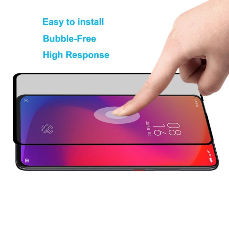 Xiaomi Mi 9T / Mi 9T Pro - Skjermbeskytter I Herdet Glass Og Personvernfilter