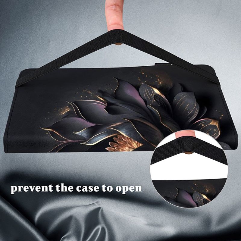 Case Etui Samsung Galaxy Tab S10 Plus Mobildeksel Lilla Lotus