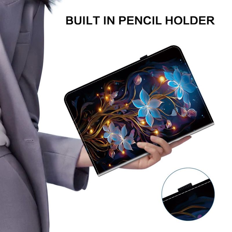 Case Etui Samsung Galaxy Tab S10 Plus Mobildeksel Lys Blomster