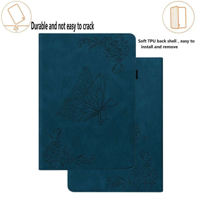 Case Etui Samsung Galaxy Tab S10 Plus Mobildeksel Sommerfugl
