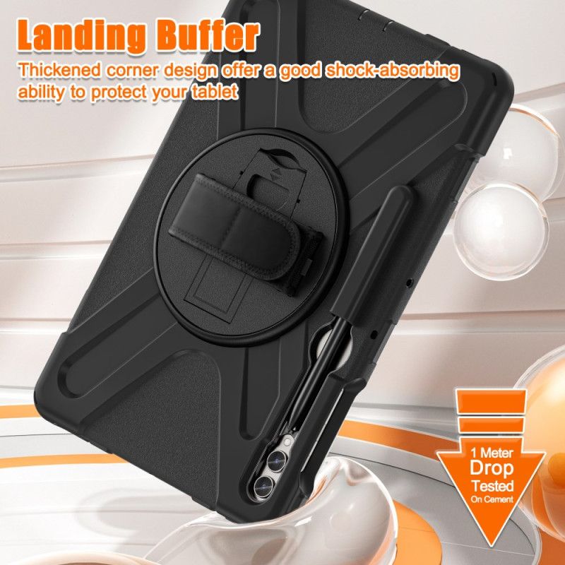 Deksel Samsung Galaxy Tab S10 Plus Stropp Og Stativ Beskyttelse Deksel