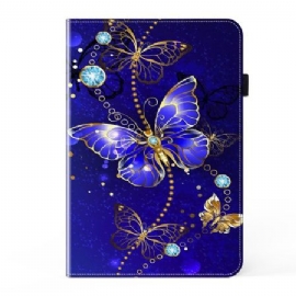 Etui Samsung Galaxy Tab S10 Plus Diamantsommerfugl Beskyttelse Deksel