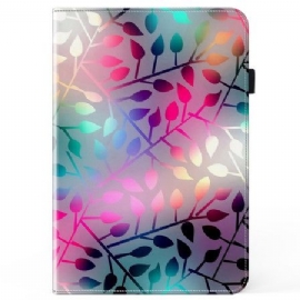 Etui Samsung Galaxy Tab S10 Plus Fargerike Blader Beskyttelse Deksel