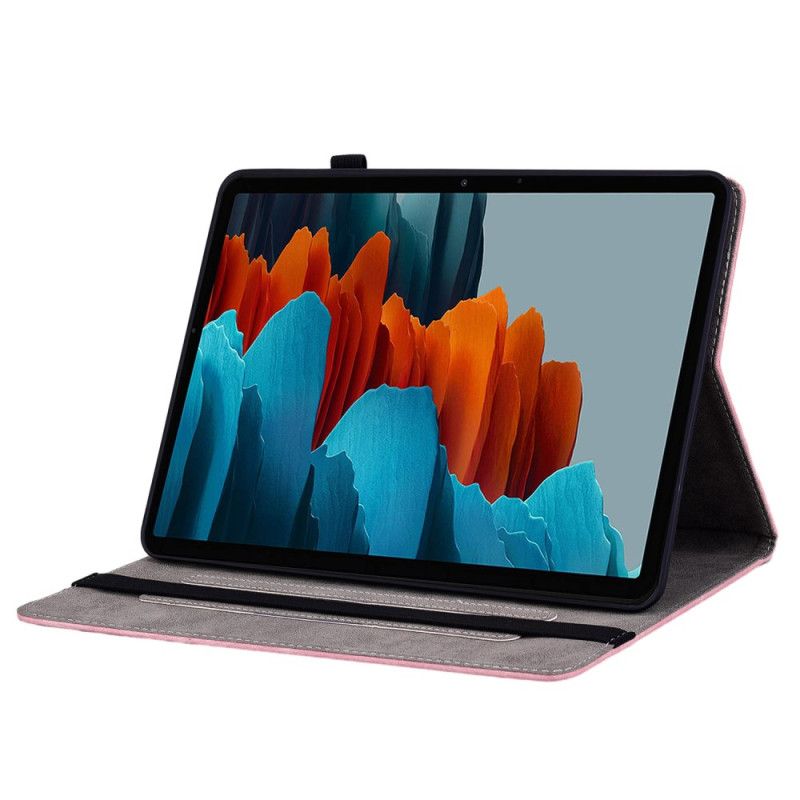 Etui Samsung Galaxy Tab S10 Plus Sommerfugler Og Roser