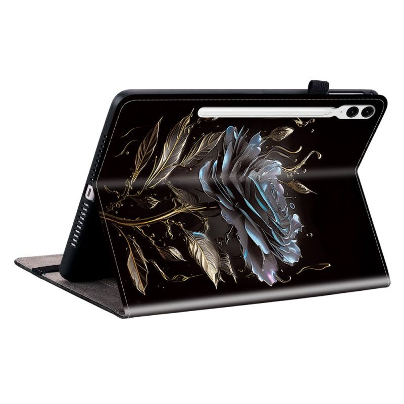 Etui Samsung Galaxy Tab S10 Plus Svart Rose Beskyttelse Deksel