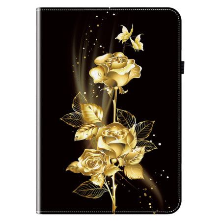 Etui Til Samsung Galaxy Tab S10 Plus Gyldne Roser