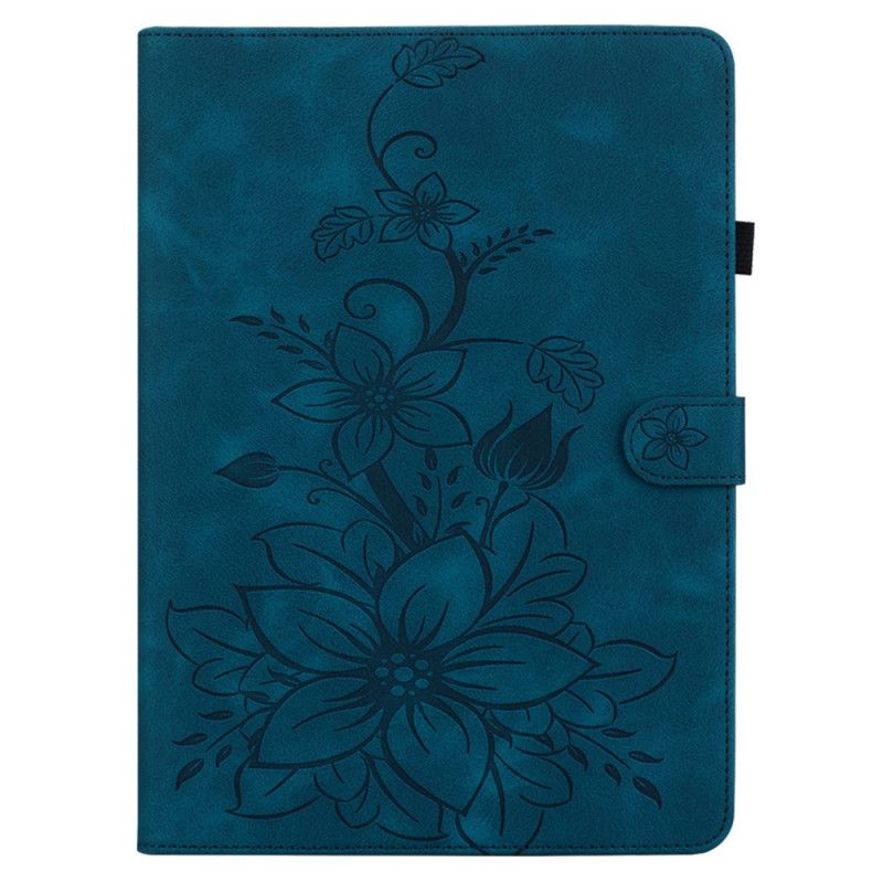 Lærdeksel Folio Deksel Samsung Galaxy Tab S10 Plus Fleur-de-lys
