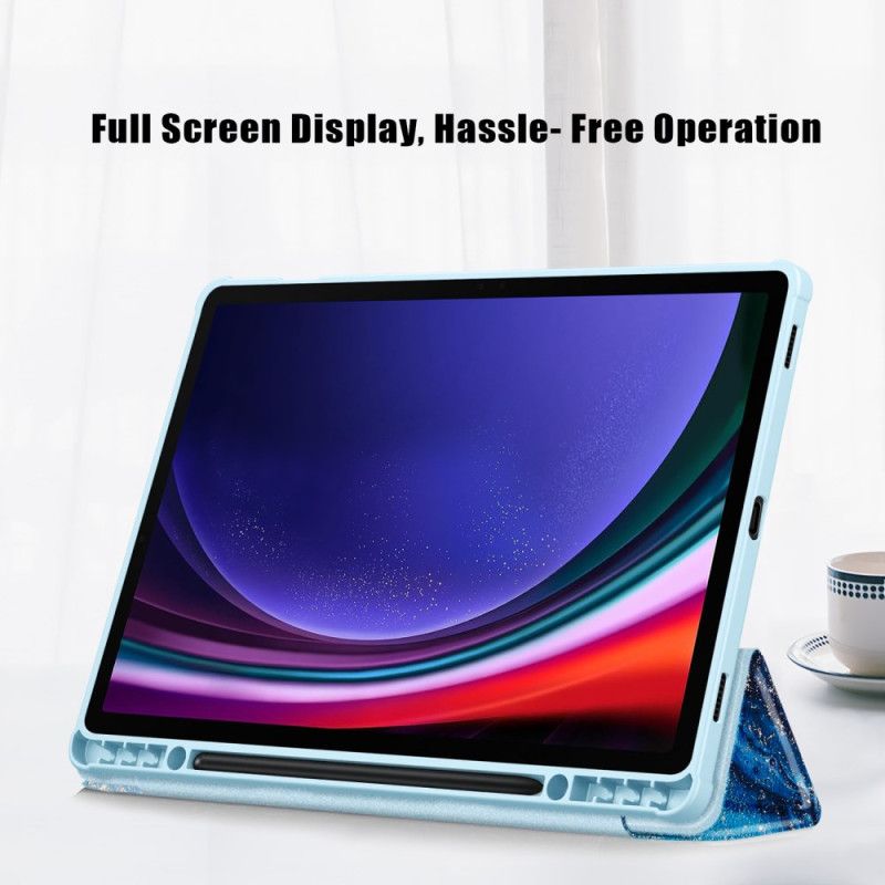 Samsung Galaxy Tab S10 Plus Gjennomsiktig Bølgeformet Bakside