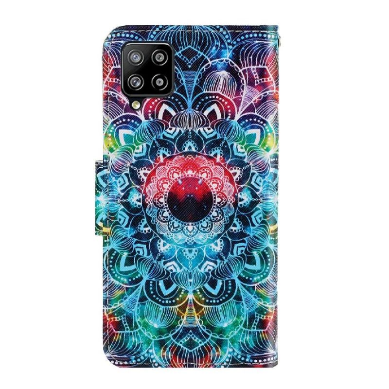 Folio Deksel Til Samsung Galaxy A22 4G Fargerik Mandala
