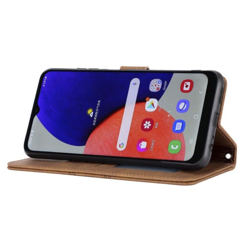Folio Deksel Til Samsung Galaxy A22 4G Med Kjede Sofia Skinneffekt