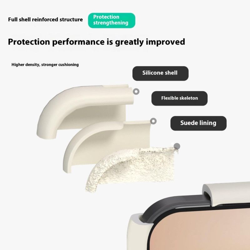 Deksel Vivo X200 Magsafe Flytende Silikon