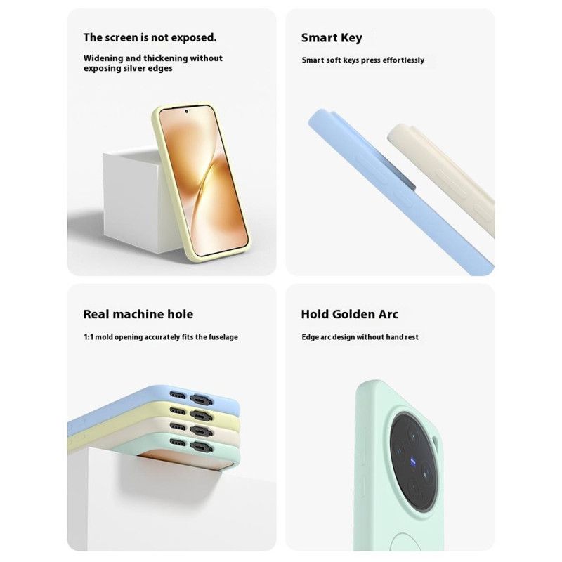 Deksel Vivo X200 Magsafe Flytende Silikon