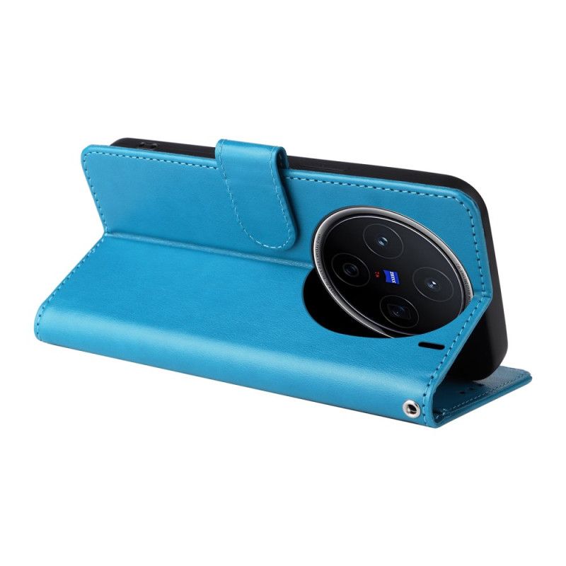 Folio Deksel Vivo X200 Blomstersommerfuglmønster