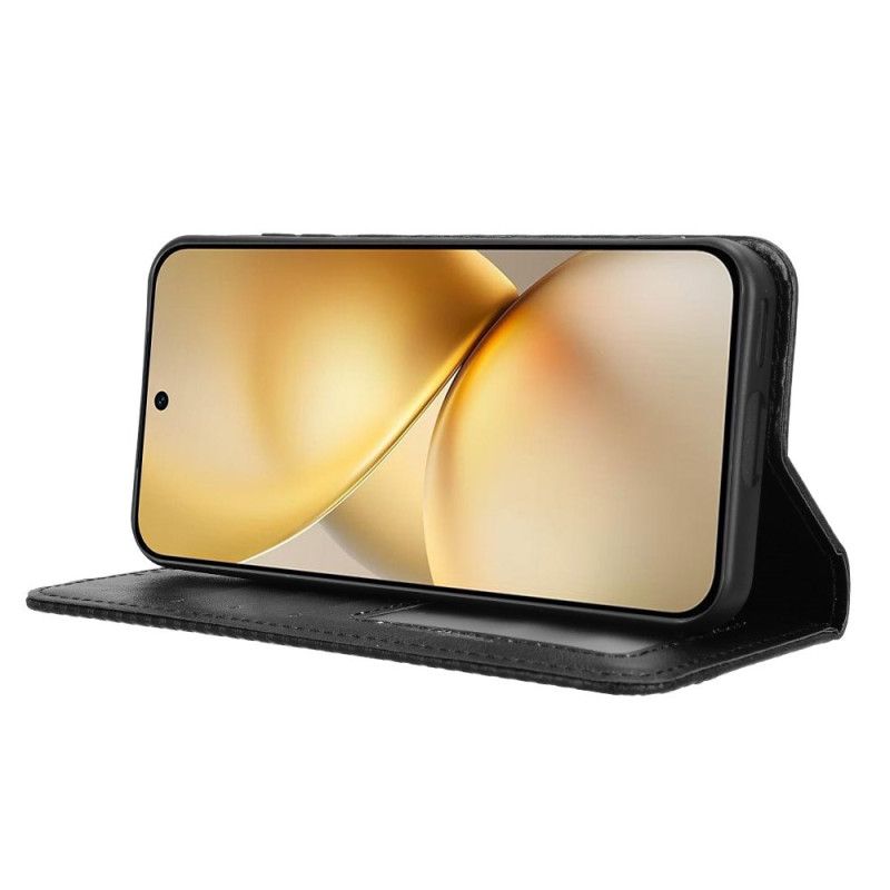 Folio Deksel Vivo X200 Vintage Kant Beskyttelse Deksel