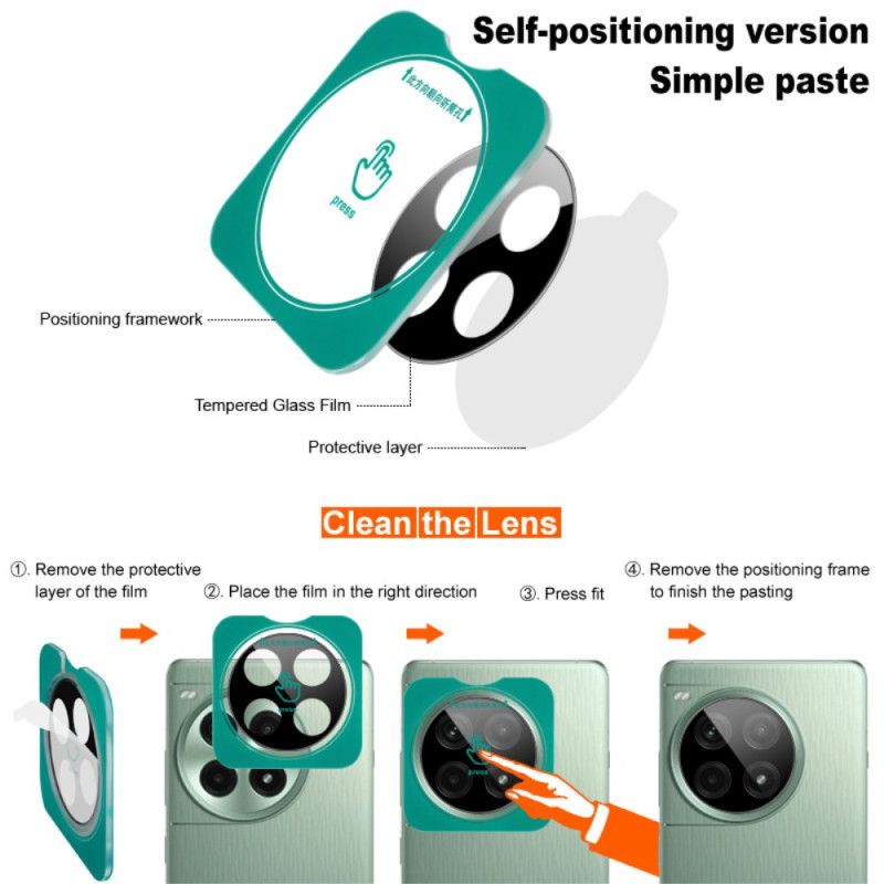 Linsebeskytter I Herdet Glass For Vivo X200 Med Automatisk Posisjoneringsramme