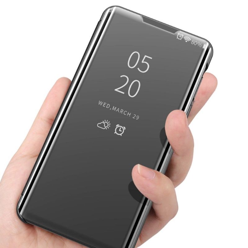 Deksel Til Oppo Find X3 Pro Anti-fall Folio Deksel Speileffekt