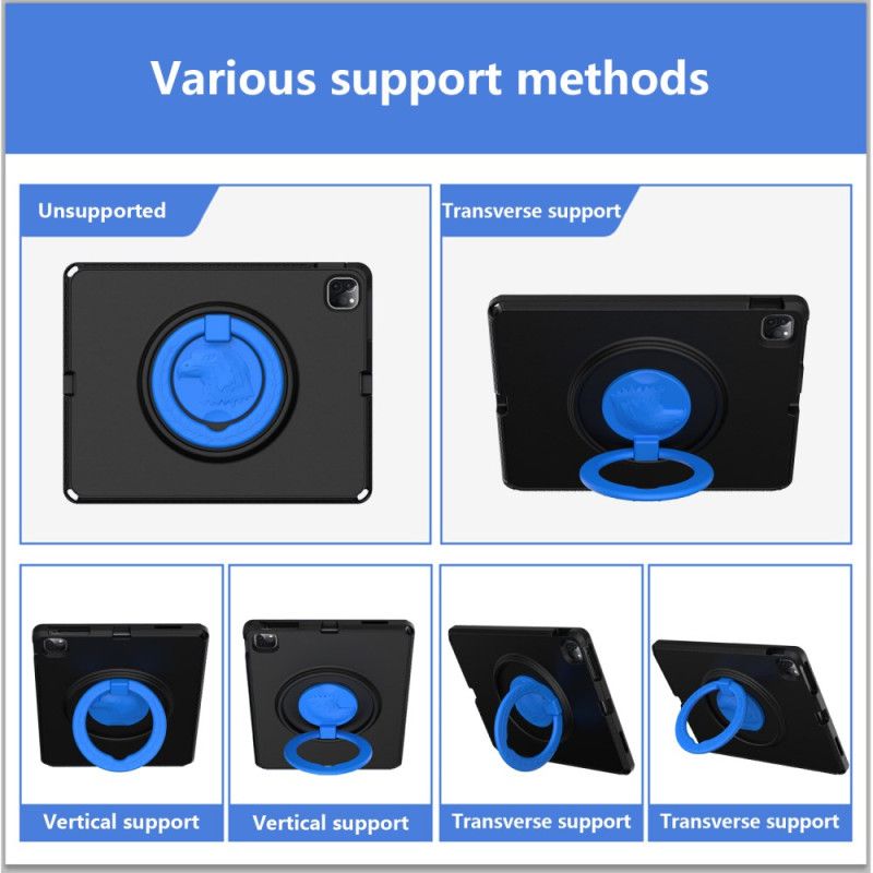 Deksel iPad Pro 13 (2025) Eva Med Skulderstropp Og Beskyttelsesfilm Beskyttelse Deksel