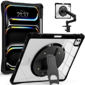 Deksel iPad Pro 13 (2025) Gjennomsiktig Med Stativ