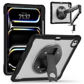 Deksel iPad Pro 13 (2025) Gjennomsiktig Med Stativ