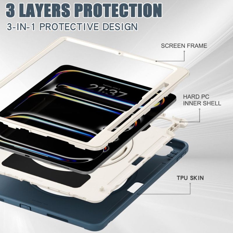 Deksel iPad Pro 13 (2025) Mobildeksel Håndtak Og Pennholder