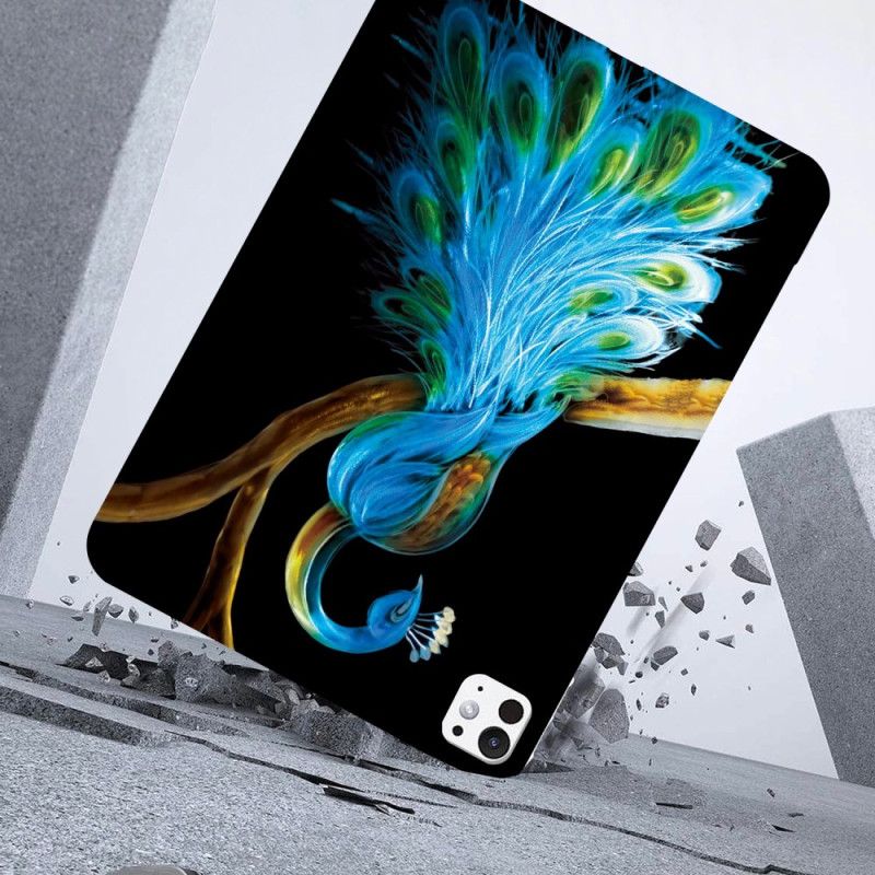 Deksel iPad Pro 13 (2025) Påfugldesign