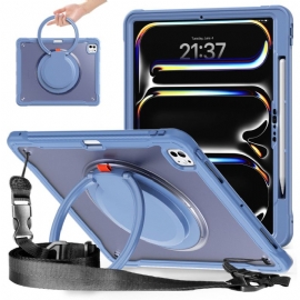 Deksel iPad Pro 13 (2025) Roterende Stativ Og Skulderstropp