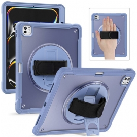 Deksel iPad Pro 13 (2025) Stativ Og Roterende Håndstropp