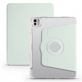 Etui iPad Pro 13 (2025) Roterende Stativ Og Avtakbar Gjennomsiktig Bakside