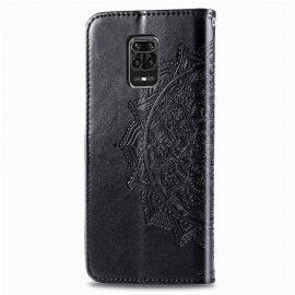 Folio Deksel Til Xiaomi Redmi Note 9S / Redmi Note 9 Pro Mandala Kortholder