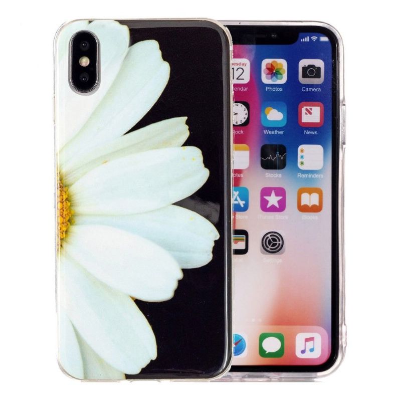 Deksel Til iPhone X / XS Fluorescerende Daisy