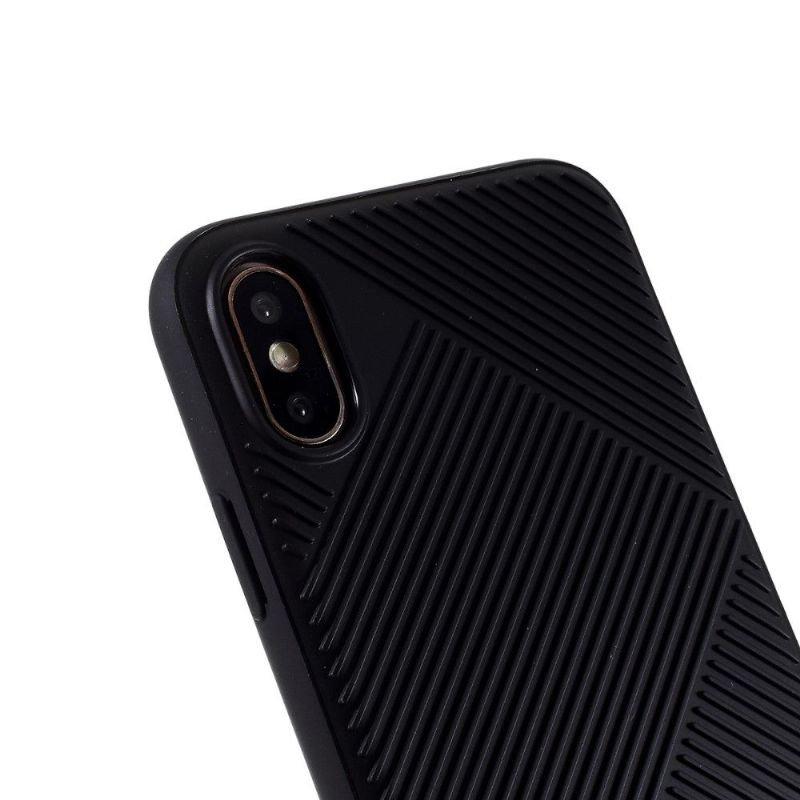 Deksel Til iPhone X / XS Molan Cano Stripete Effekt