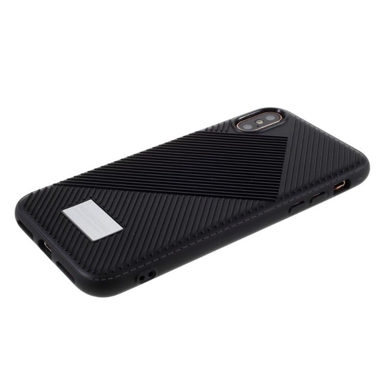 Deksel Til iPhone X / XS Molan Cano Stripete Effekt