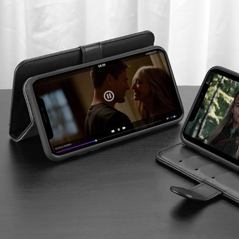 Folio Deksel Til iPhone X / XS Kado-serien Imitert Skinn