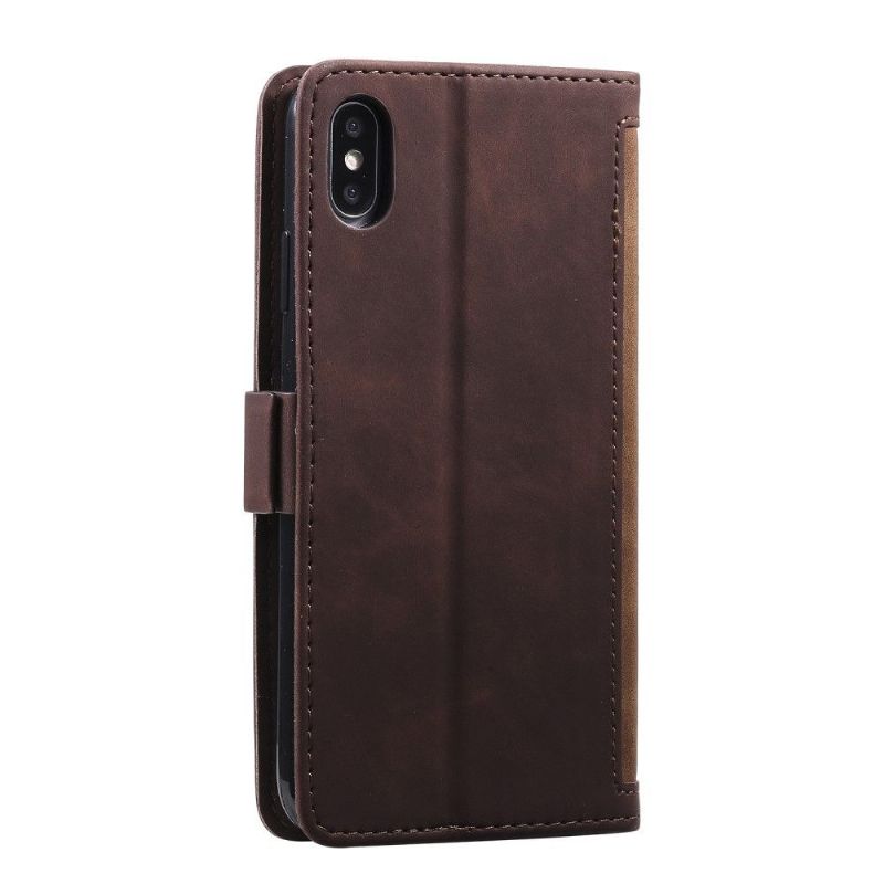 Folio Deksel Til iPhone X / XS Lommebok Vintage Lomme