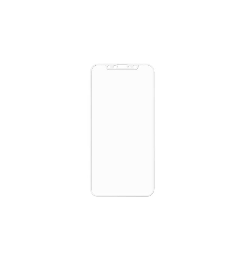 iPhone X / Xs Skjermbeskytter I Herdet Glass I Full Størrelse - Hvit