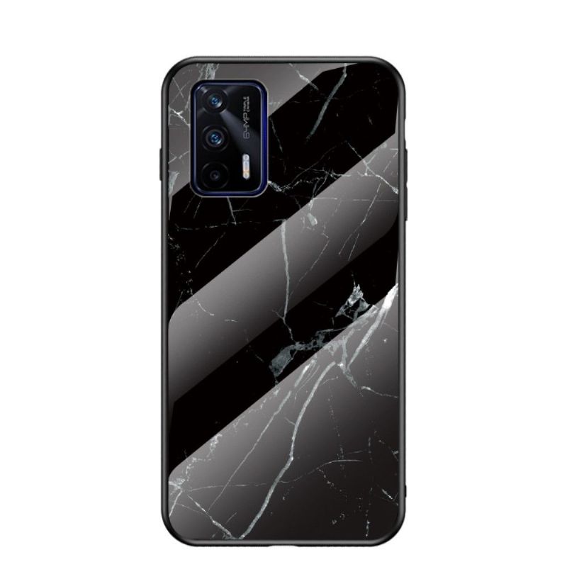 Deksel Til Realme GT 5G Originalitet Lina Marmor Glass Bakside